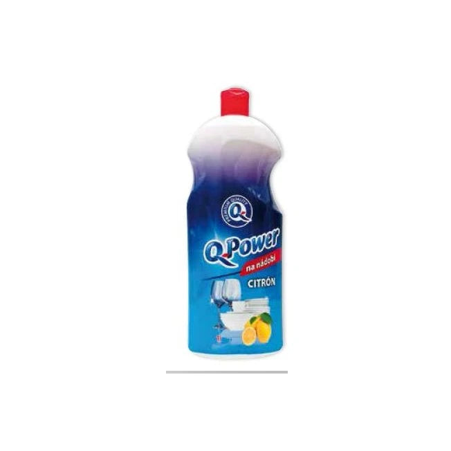 Q Power detergent za posodo 1 l limona